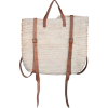 woven satchel backpack - バックパック - 