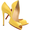 yellow heels - Klasyczne buty - 