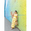 yellow and white jumpsuit - Uncategorized - 