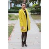 yellow coat outfit - My photos - 