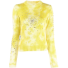 yellow glitter sweater - Pulôver - 