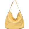 yellow leather hobo bag - Сумочки - 