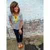 yellow necklace outfit - My photos - 