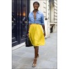 yellow skirt outfit - Moje fotografije - 