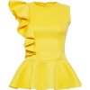 yellow top - Camisa - curtas - 