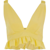 yellow top - Shirts - kurz - 