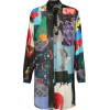 yohji yamamoto longline patchwork print  - Hemden - kurz - 