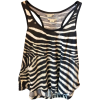 zebra, print, animal, tank, stripe - Camisas sem manga - 