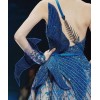 ziadnakad blue gown - ファッションショー - 