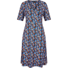zilch stamp wrap dress - sukienki - 