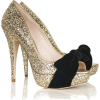 Zlatno-crne Salonke Shoes - Schuhe - 