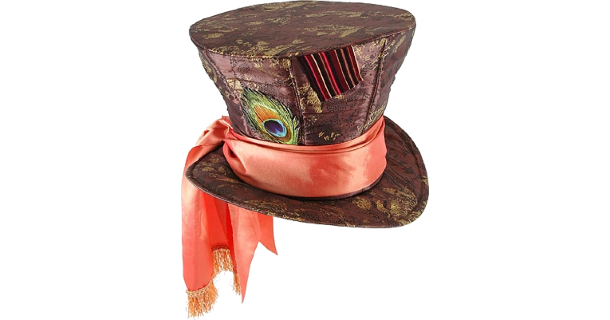 Театральные шляпы купить. Шляпа Шляпника из Алисы в Зазеркалье. Безумный Шляпник шляпа 10/6. Шляпа Шляпника из Алисы в стране чудес.