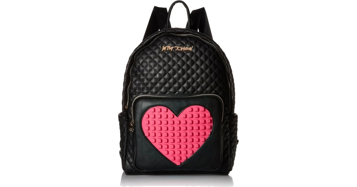 Betsey Johnson Quilted Mid Size Backpack In Open White83 | ModeSens