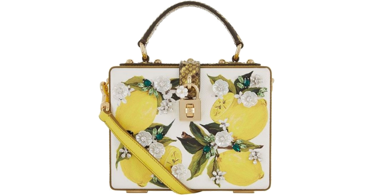 Dolce & Gabbana Lemon Box Bag,Сумочки,Пестрая.