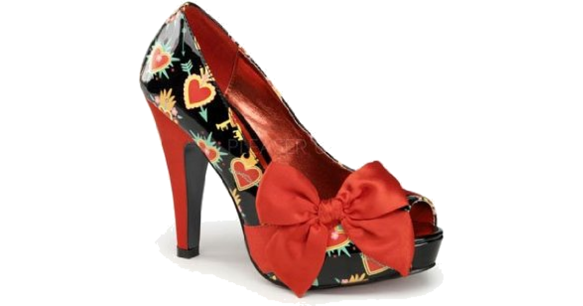 Pin Up Couture Sandals Satin Bow Pin Up Pump With $51.00 - trendMe.net