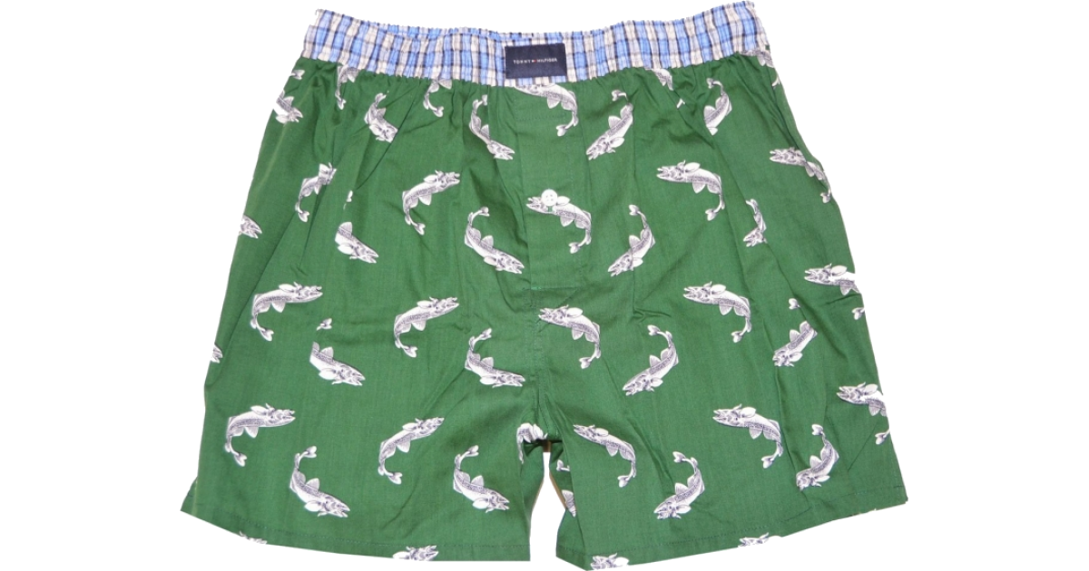green tommy hilfiger underwear