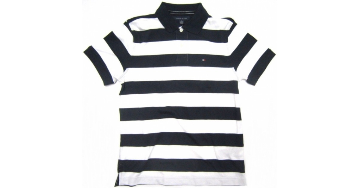 tommy hilfiger men's striped polo