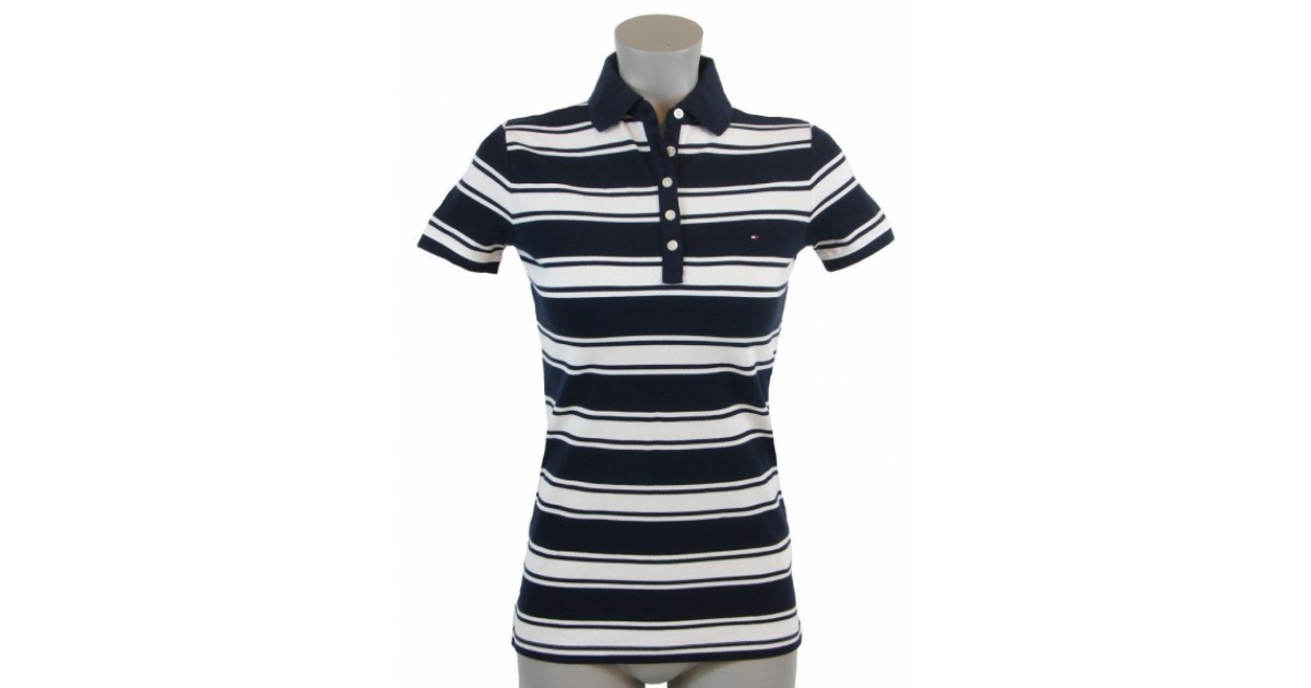 tommy hilfiger navy blue polo shirt