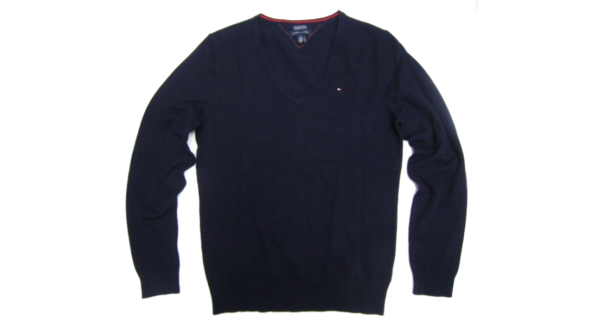 navy tommy hilfiger sweater