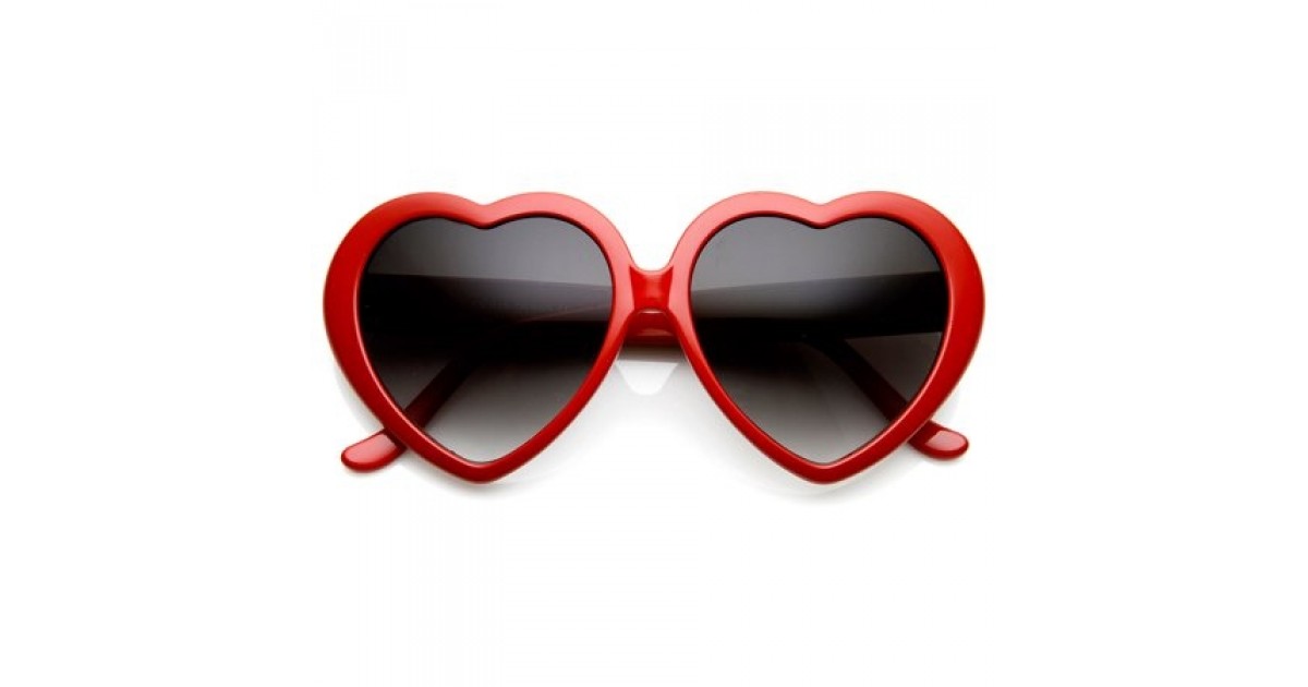 heart sunglasses,Темные очки,Пестрая.