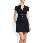 Mango Women's Shirt Dress Black - Dresses - $59.99 