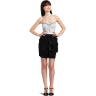 Rampage Juniors Strapless Twofer Dress Black Grey - Dresses - $23.90 