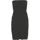 Strapless Seamless Black Smocking Tube Dress - Haljine - $9.99  ~ 63,46kn