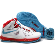  Nike Air Max LeBron 10(X) Whi - Klasyczne buty - 