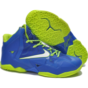  Nike Mens LeBron 11 Blue-Gree - Classic shoes & Pumps - 