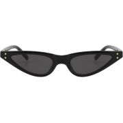  Vintage Ladies Clear Cat Eye Glass - Sunglasses - $8.40  ~ £6.38