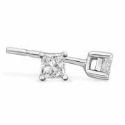 10KT White Gold Princess Diamond Studs (1/3 cttw) - Modni dodaci - $279.00  ~ 1.772,37kn