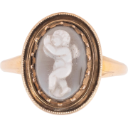 1690s Italian agate cameo ring - Rings - 