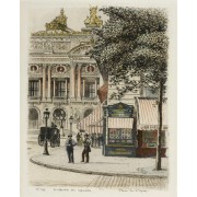1800s boulevard des capucines print - Illustrations - 