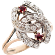 1880s double horseshoe ring - Rings - 