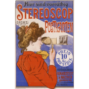 1899 stereoscope ad German - Illustraciones - 