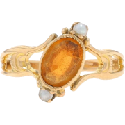 1900s citrine ring - Rings - 