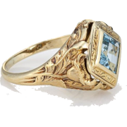 1910s aquamarine ring - Aneis - 
