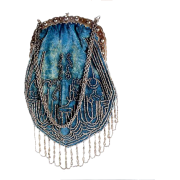 1910s french beaded evening bag - Kleine Taschen - 