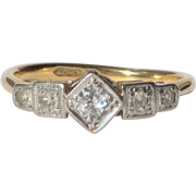 1920s British diamond ring - リング - 