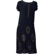 1920s beaded silk dress - Dresses - 