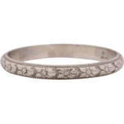 1920s silver wedding ring - Rings - 