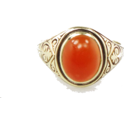 1930s carnelian ring - リング - 
