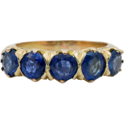 1930s sapphire gold ring - Prstenje - 