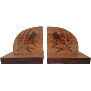 1940s French handpainted book ends - Items - 