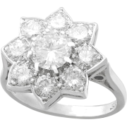 1940s diamond cluster ring - Rings - 