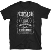 1950 Birthday Gift T-shirt Vintage - Camisola - curta - $17.84  ~ 15.32€