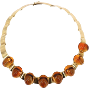 1950s citrine necklace - Ogrlice - 