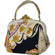 1960s Perfect Pink Print Pucci Bag - Hand bag - 