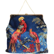1960s Velvet Handbag - Hand bag - 