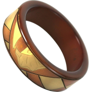 1980s French Pierrot Bakelite Bangle - Narukvice - 